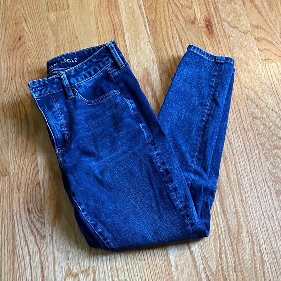 American Eagle Outfitters Denim - American Eagle Outfitters Dark Blue Jeggings